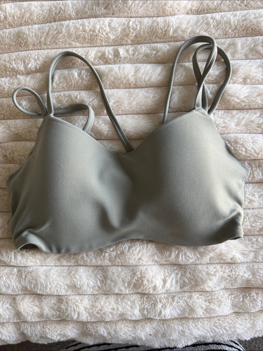 New Nike Light Sage Wireless Bralette